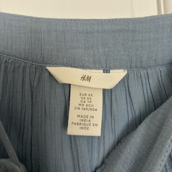 H&M Blue Sleeveless Spaghetti Strap Sundress - Picture 4 of 6